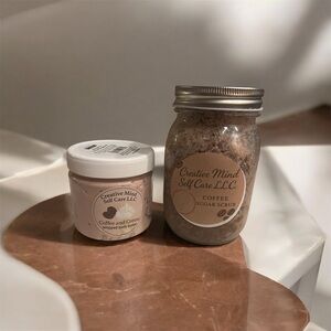 Handcrafted Coffee sugar scrub and Body butter set